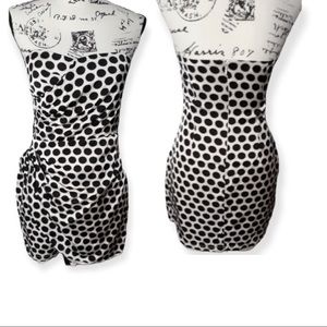 Twenty one strapless polka dot dress